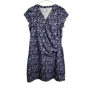 Athleta V-Neck Faux Wrap Midi Sundress